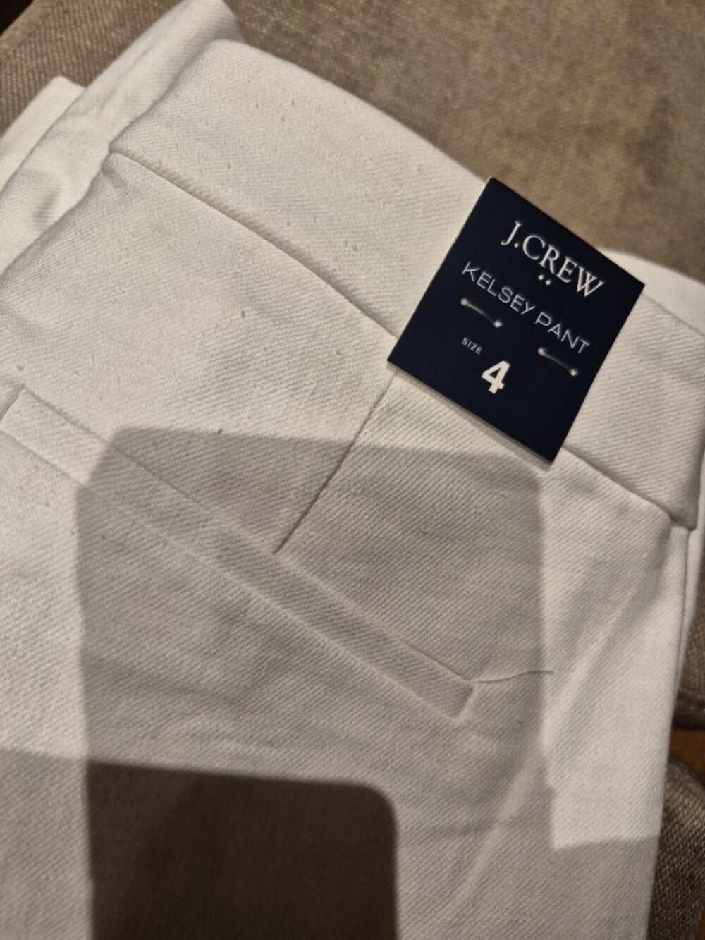J.CREW SIZE 4  WHITE